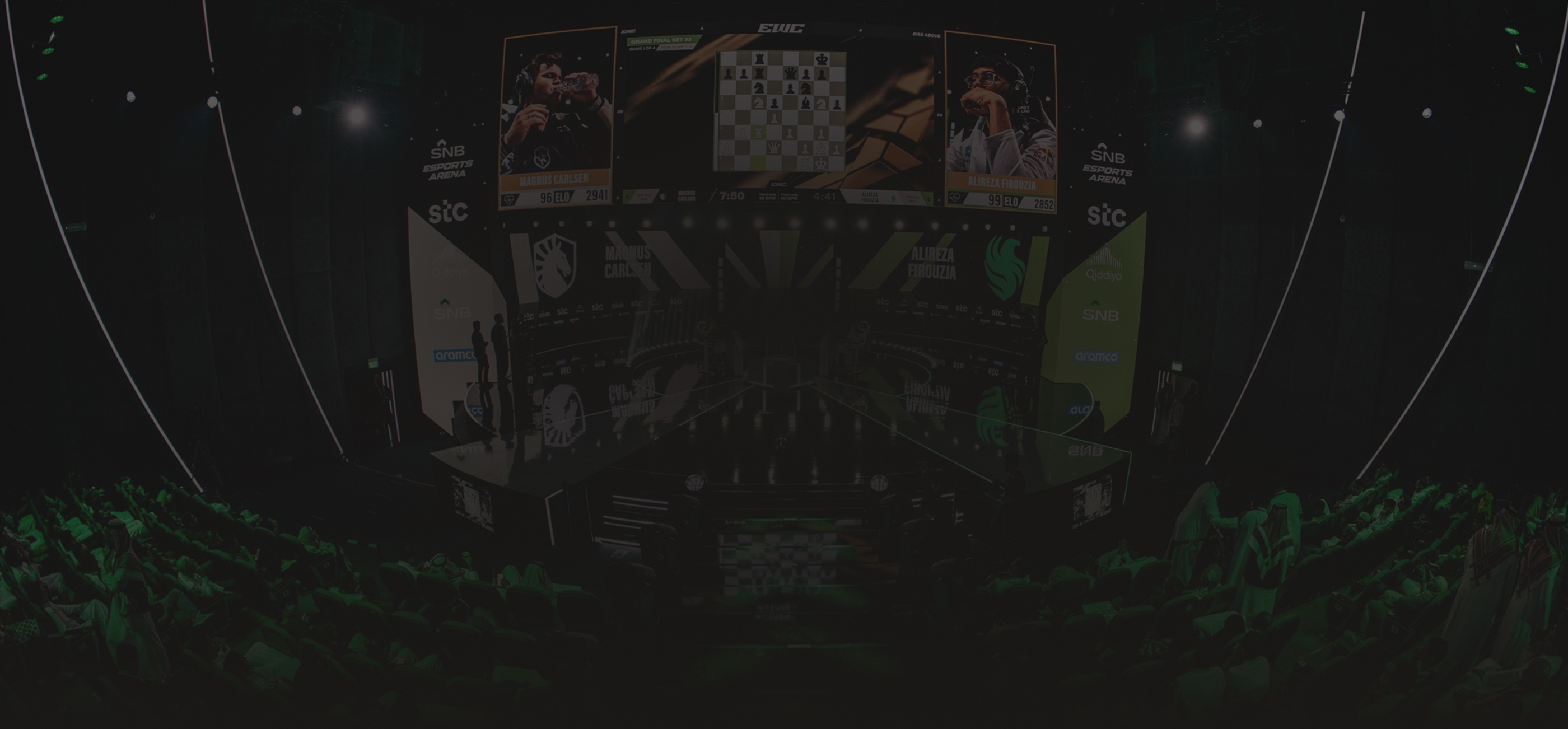 Chess Esports arena crowd